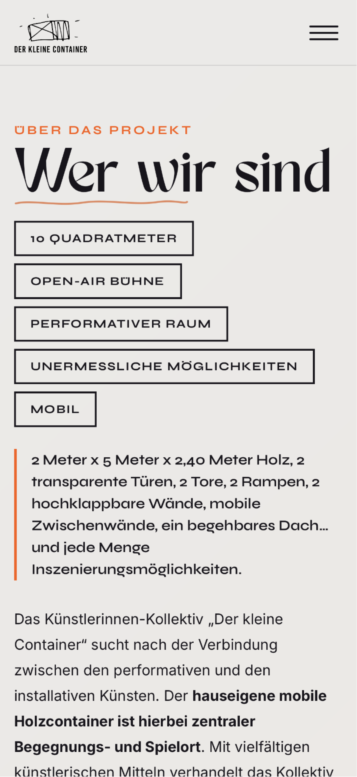 Der Kleine Container