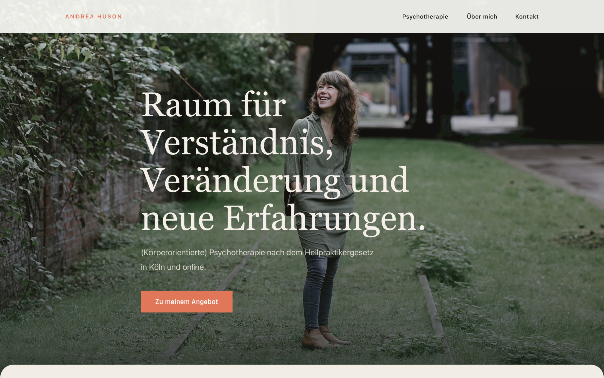 Psychotherapeutin Andrea Huson