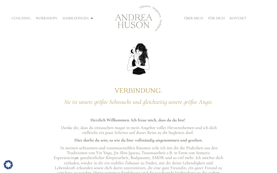 Vorher: Psychotherapeutin Andrea Huson